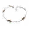 Pulsera Infantil de Arcoíris en Plata de Ley 925mls