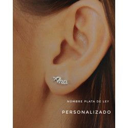 Pendiente con Nombre Personalizado en Plata de Ley 925mls