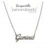 Gargantilla con Nombre Personalizado Horizontal en Plata de Ley 925mls