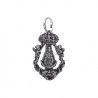 Colgante de la Virgen del Rocío Escudo en Plata de Ley 925mls