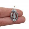 Colgante de la Virgen del Rocío Escudo en Plata de Ley 925mls