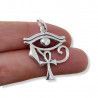 Colgante de Ojo de Horus con la Cruz de la Vida en Plata de Ley 925mls