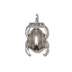Colgante Amuleto de Escarabajo de Tutankamón en Plata de Ley 925mls
