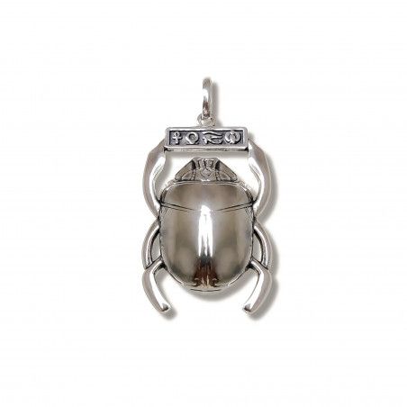 Colgante Amuleto de Escarabajo de Tutankamón en Plata de Ley 925mls