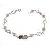 Pulsera Comunión Niña con Perlas en Plata de Ley 925mls