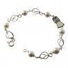 Pulsera Comunión Niña con Perlas en Plata de Ley 925mls