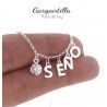 Gargantilla para Seño en Plata de Ley 925mls