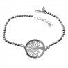 Pulsera para Seño Árbol de la Vida con Mensaje en Plata de Ley 925