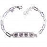 Pulsera de Mamá en Plata de Ley 925mls