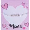 Pulsera de Mamá en Plata de Ley 925mls