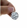 Colgante de Mamá con Mensaje "Te quiero MAMÁ" en Plata de Ley 925mls
