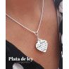 Gargantilla de Mamá con Mensaje en Plata de Ley 925mls