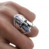 Sello de Caballero Casco de Espartano en Plata de Ley 925mls
