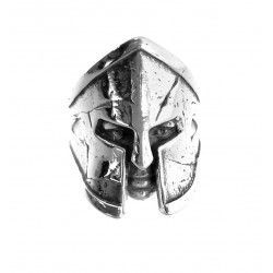 Sello de Caballero Casco de Espartano en Plata de Ley 925mls