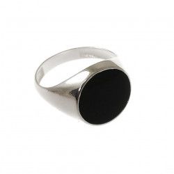 Sello de Caballero Redondo Esmaltado en Plata de Ley 925mls