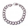 Pulsera Cubana de Caballero en Plata de Ley 925mls