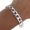 Pulsera Cubana de Caballero en Plata de Ley 925mls