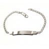 Esclava con Cadena Bismark en Plata de Ley 925mls