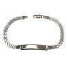 Esclava con Cadena Bismark en Plata de Ley 925mls