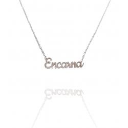 Collar con nombre de Encarna en Acero Hipoalergénico 316l