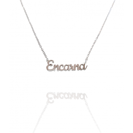 Collar con nombre de Encarna en Acero Hipoalergénico 316l