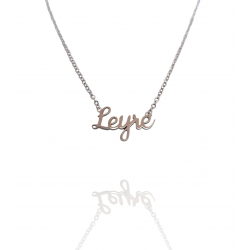 Collar con nombre de Leyre en Acero Hipoalergénico 316l