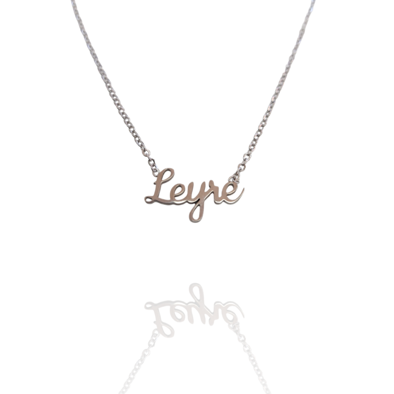 Collar con nombre de Leyre en Acero Hipoalergénico 316l