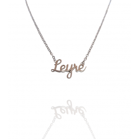 Collar con nombre de Leyre en Acero Hipoalergénico 316l