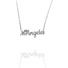 Collar con nombre de MªÁngeles en Acero Hipoalergénico 316l