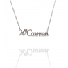 Collar con nombre de MªCarmen en Acero Hipoalergénico 316l