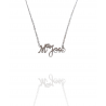 Collar con nombre de MªJosé en Acero Hipoalergénico 316l
