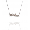 Collar con nombre de MªMar en Acero Hipoalergénico 316l