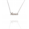 Collar con nombre de María en Acero Hipoalergénico 316l