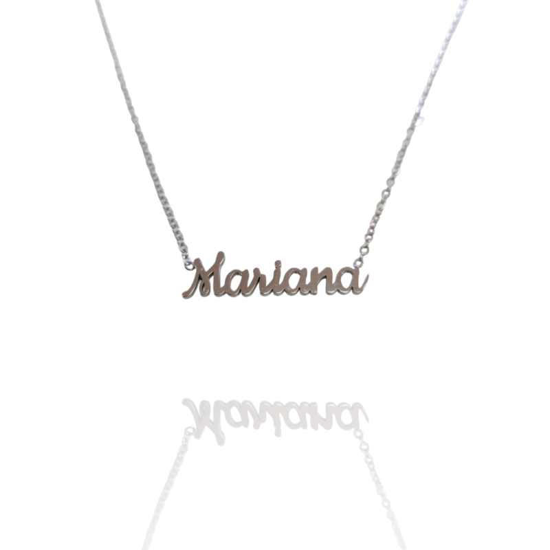 Collar con nombre de Mariana en Acero Hipoalergénico 316l