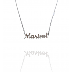 Collar con nombre de Marisol en Acero Hipoalergénico 316l