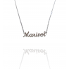Collar con nombre de Marisol en Acero Hipoalergénico 316l