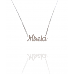 Collar con nombre de Mireia en Acero Hipoalergénico 316l