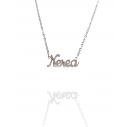 Collar con nombre de Nerea en Acero Hipoalergénico 316l
