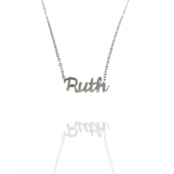 Collar con nombre de Ruth en Acero Hipoalergénico 316l