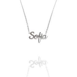 Collar con nombre de Sofía en Acero Hipoalergénico 316l
