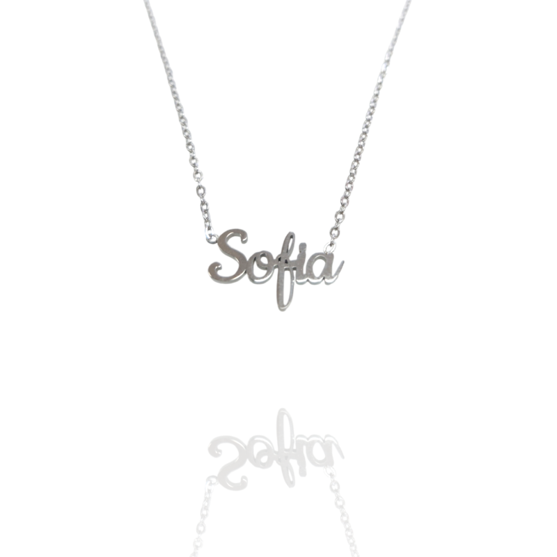 Collar con nombre de Sofía en Acero Hipoalergénico 316l