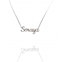 Collar con nombre de Soraya en Acero Hipoalergénico 316l