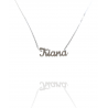 Collar con nombre de Triana en Acero Hipoalergénico 316l