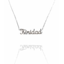Collar con nombre de Trinidad en Acero Hipoalergénico 316l
