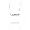 Collar con nombre de Vanesa en Acero Hipoalergénico 316l