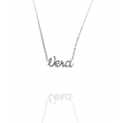 Collar con nombre de Vera en Acero Hipoalergénico 316l
