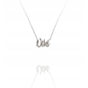 Collar con nombre de Viki en Acero Hipoalergénico 316l