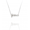 Collar con nombre de Yaiza en Acero Hipoalergénico 316l