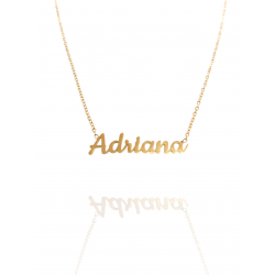 Collar con nombre de Adriana en Acero Hipoalergénico 316l