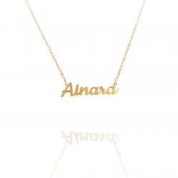 Collar con nombre de Ainara en Acero Hipoalergénico 316l
